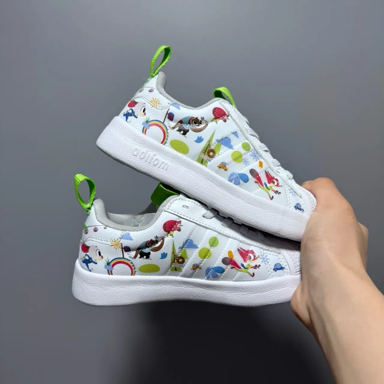 Adidas Superstar Pink and White Lifestyle Sneakers 9