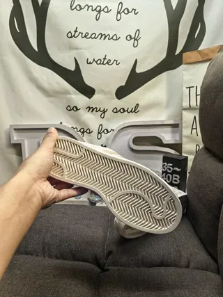 Adidas Superstar موضوع بحري بيج وردي حذاء أسلوب حياة 4