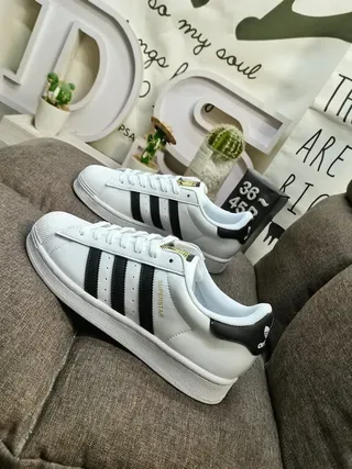 Adidas Superstar White Lifestyle Sneakers 7