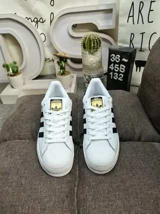 Adidas Superstar White Lifestyle Sneakers 10