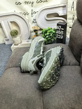 Adidas Terrex Vert Militaire Gris Rugged Trail Silhouette Col de Style Gaiter Chaussures de Course 6