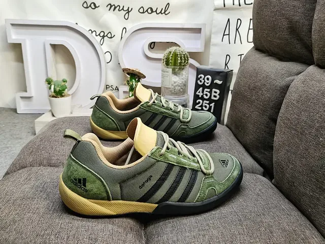 Adidas TERREX DAROGA TWO Blue Gold Low-Top Textile Upper Lifestyle Sneakers 2