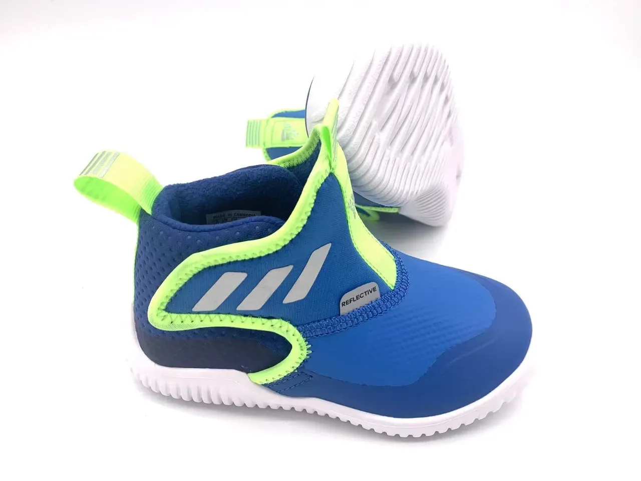 Adidas Three-Stripe Slip-On Water-Style Kids Lifestyle Sneakers 4
