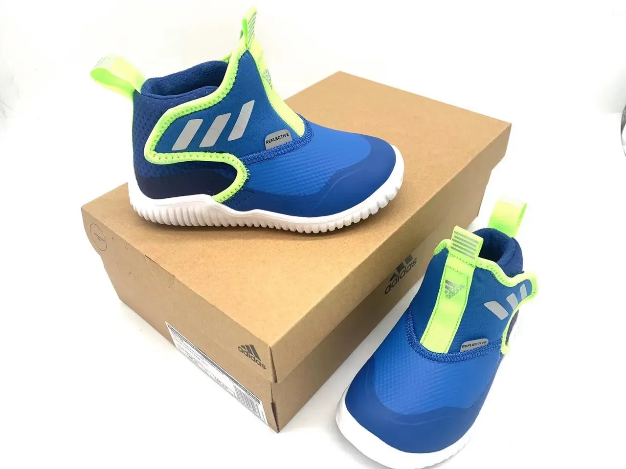Adidas Three-Stripe Slip-On Water-Style Kids Lifestyle Sneakers 5