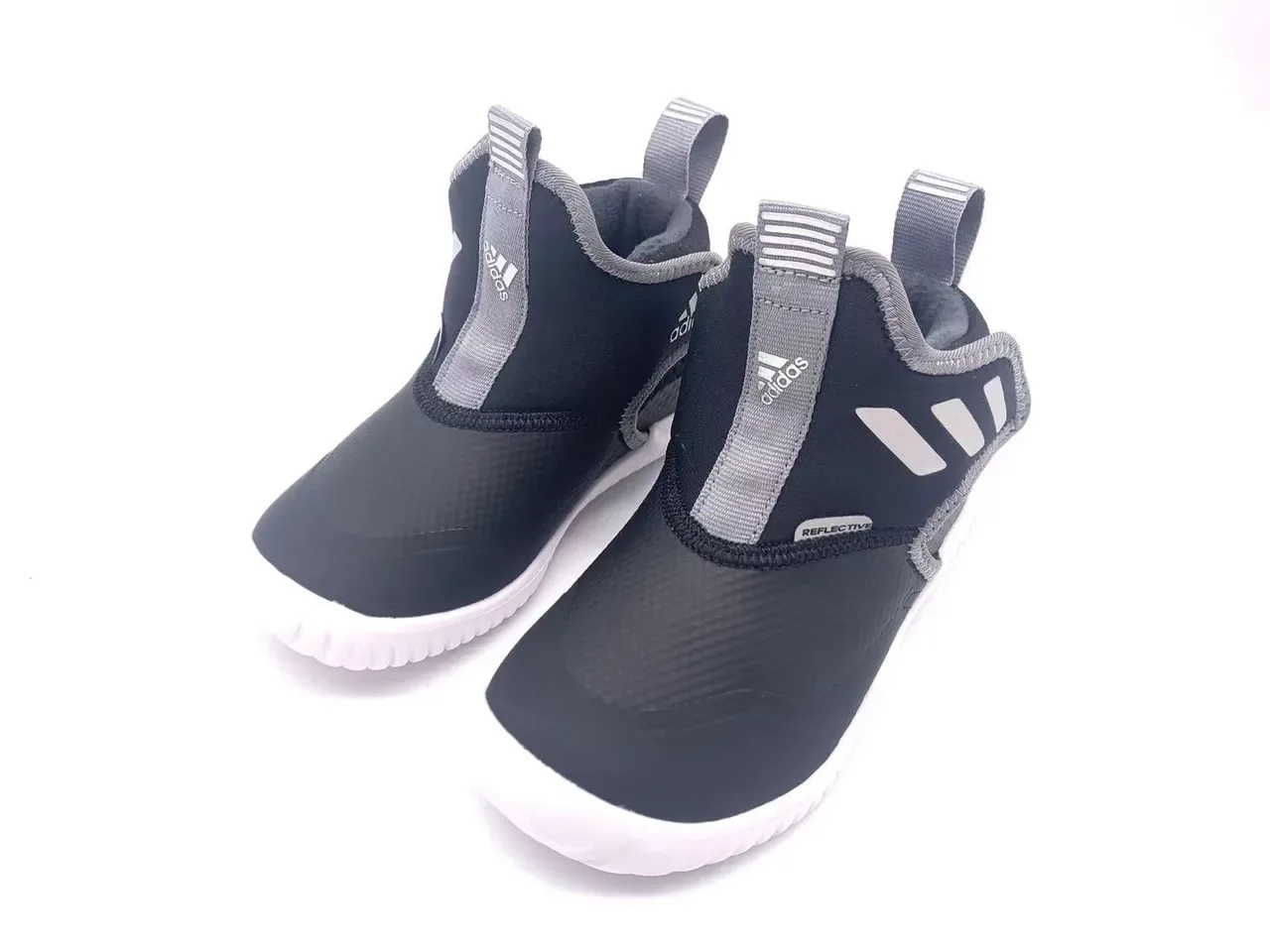 Adidas Three-Stripe Slip-On Water-Style Kids Lifestyle Sneakers 13
