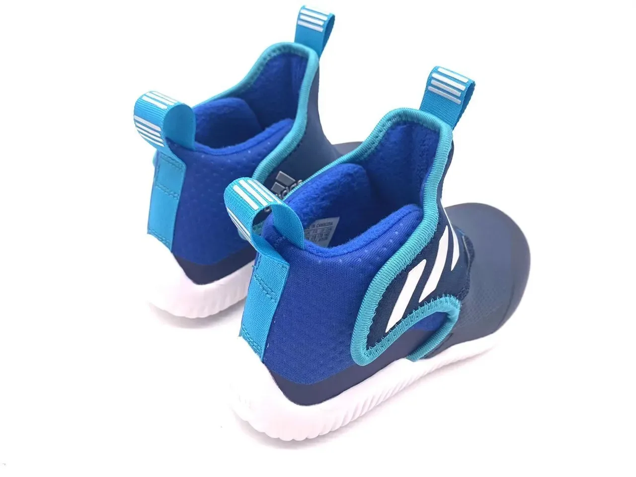 Adidas Three-Stripe Slip-On Water-Style Kids Lifestyle Sneakers 19