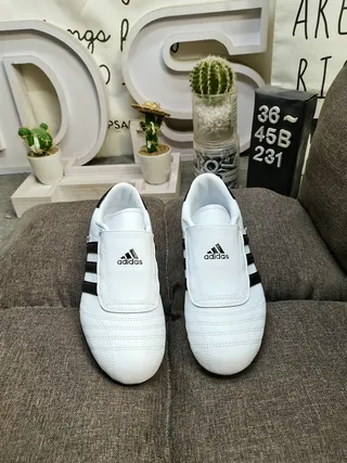 Adidas White Black Laceless Low-Top Three-Stripe Side Panel Lifestyle Sneakers 10