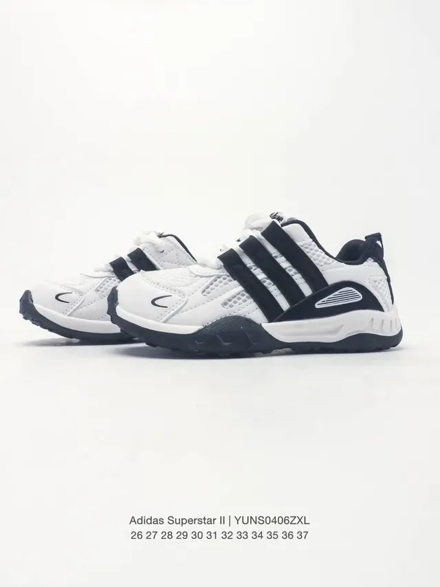 Adidas White Black Mesh Upper Synthetic Stripe Overlays Lifestyle Sneakers 5