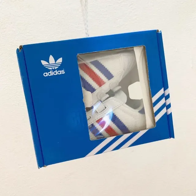 Adidas White Black Shell-Toe Velcro Strap Closure Lifestyle Sneakers 7