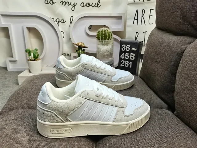 Adidas White Gold Low-Top Striped Side Panel Lifestyle Sneakers 11