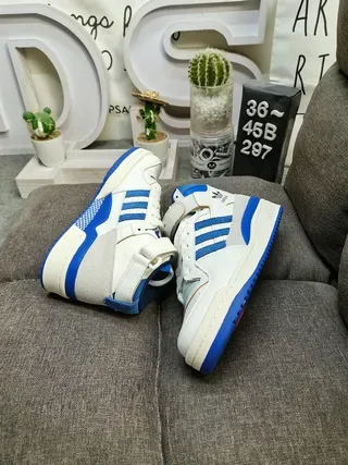Adidas White Green High-Top Padded Collar Lifestyle Sneakers 16