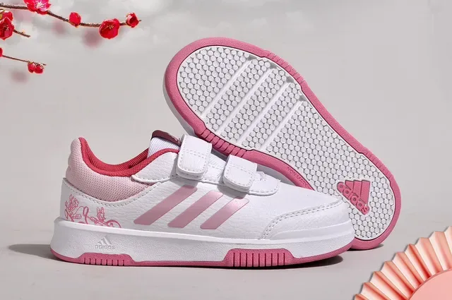 Adidas White Low-Top Velcro Strap Closure Lifestyle Sneakers 12