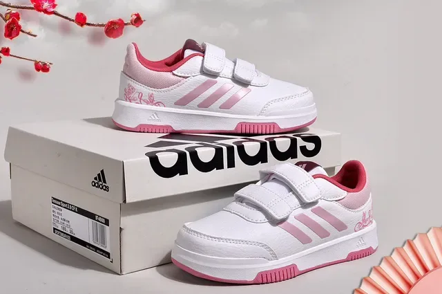 Adidas White Low-Top Velcro Strap Closure Lifestyle Sneakers 14