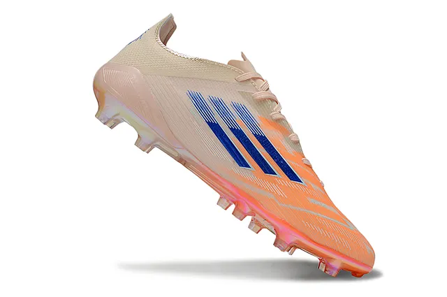Adidas X Beige Orange Low-Cut Sock-Fit Upper Iridescent Translucent Soleplate Firm-Ground Soccer Shoes 2