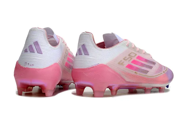 Adidas X Pink multicolore bas lacets irisé dégradé haut sol ferme chaussures de football 5