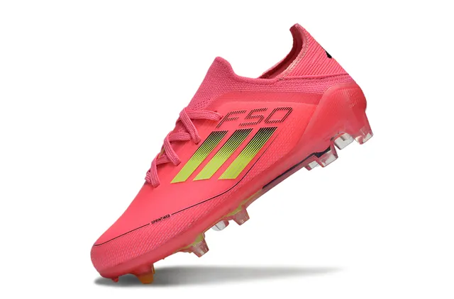 Adidas X Speedflow وردي وليمي Firm-Ground أحذية كرة القدم 3