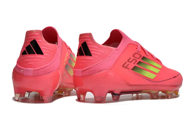 Adidas X Speedflow وردي وليمي Firm-Ground أحذية كرة القدم 6