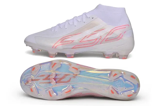 Adidas X Speedportal Transparente Vermelho Neón Solo Firme Sapatos de Futebol 6