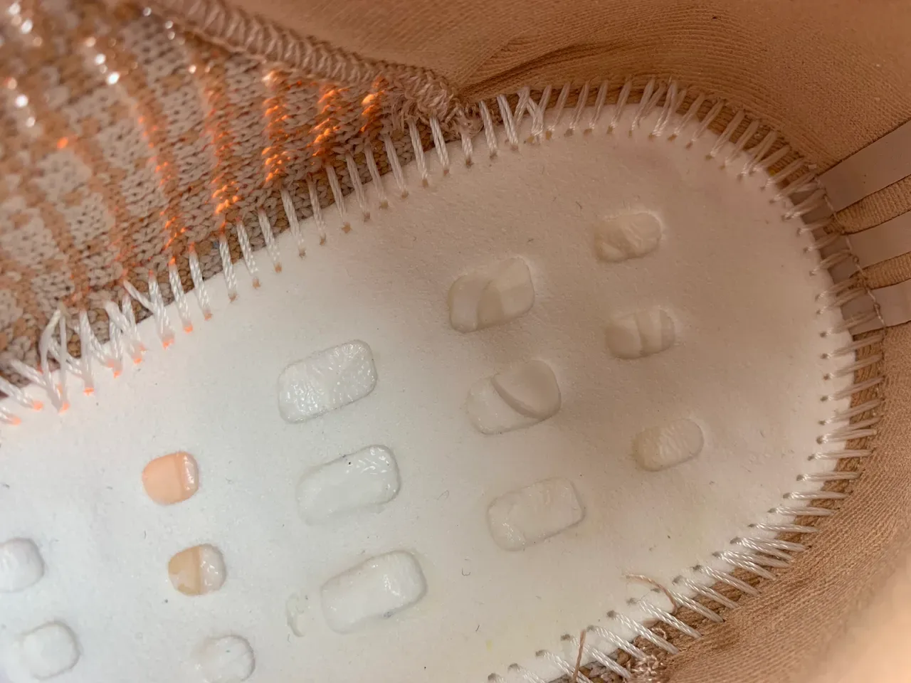 Adidas Yeezy Boost 350 Beige Pink Orange Lifestyle Sneakers 3