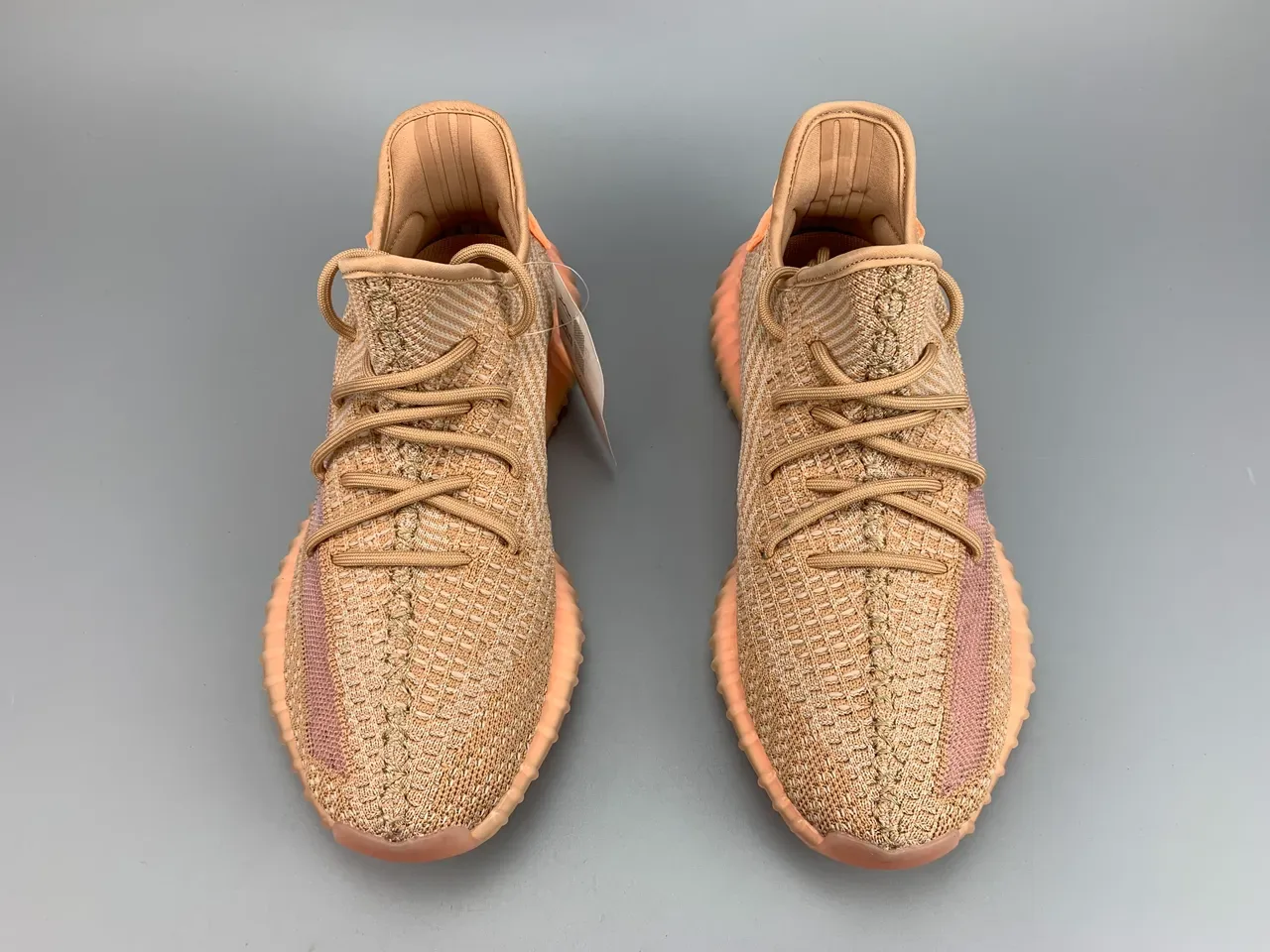 Adidas Yeezy Boost 350 Beige Pink Orange Lifestyle Sneakers 11