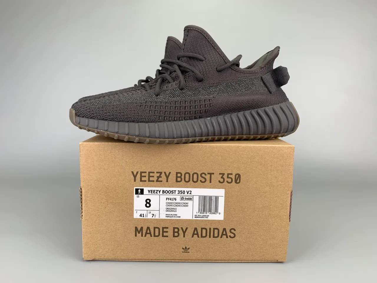 Adidas Yeezy Boost 350 Charcoal Gray Lifestyle Sneakers 2