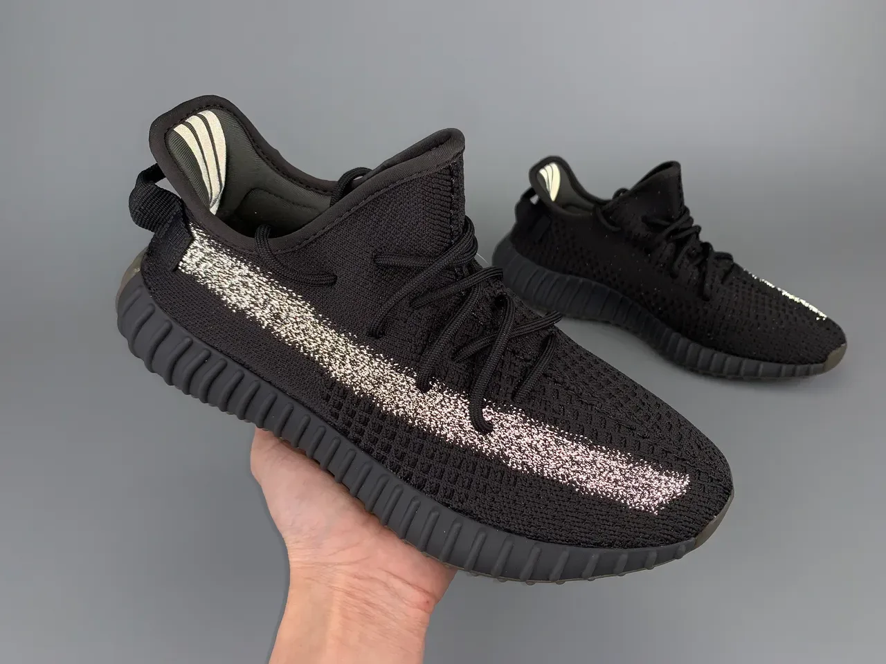 Adidas Yeezy Boost 350 Charcoal Gray Lifestyle Sneakers 3