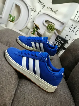Adidas Yellow White Low-Top Suede-Like Upper Lifestyle Sneakers 7