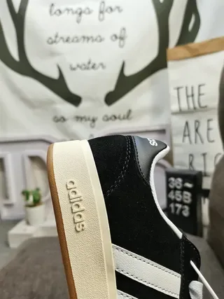 Adidas Yellow White Low-Top Suede-Like Upper Lifestyle Sneakers 23