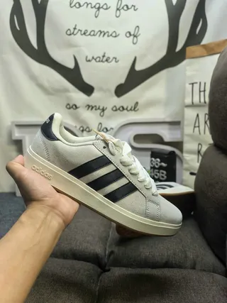 Adidas Yellow White Suede Upper Three Stripes Lifestyle Sneakers 5