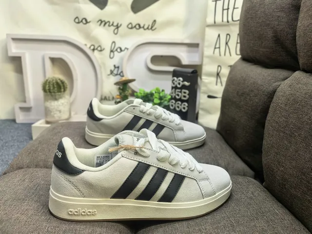 Adidas Yellow White Suede Upper Three Stripes Lifestyle Sneakers 11