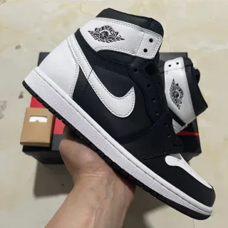 Air Jordan 1 Black White Basketball Shoes