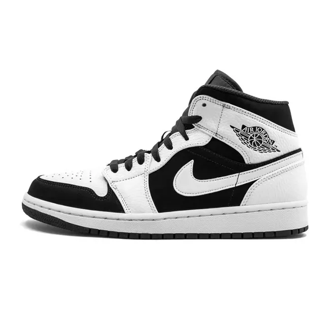 Air Jordan 1 High Black and White Basketball Shoes 6