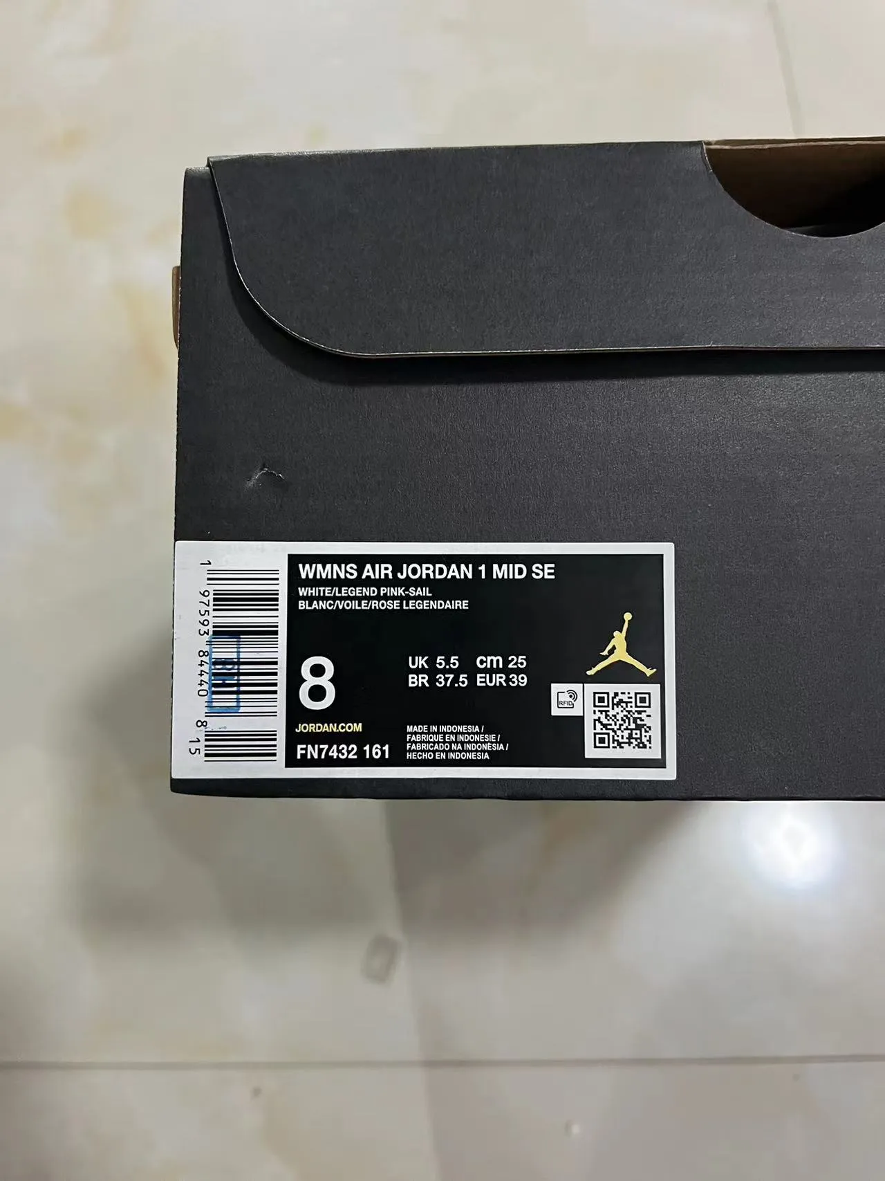 Air Jordan 1 High Dusty Pink and White Basketball Shoes 10
