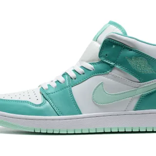 Air Jordan 1 Mint Green White Basketball Shoes