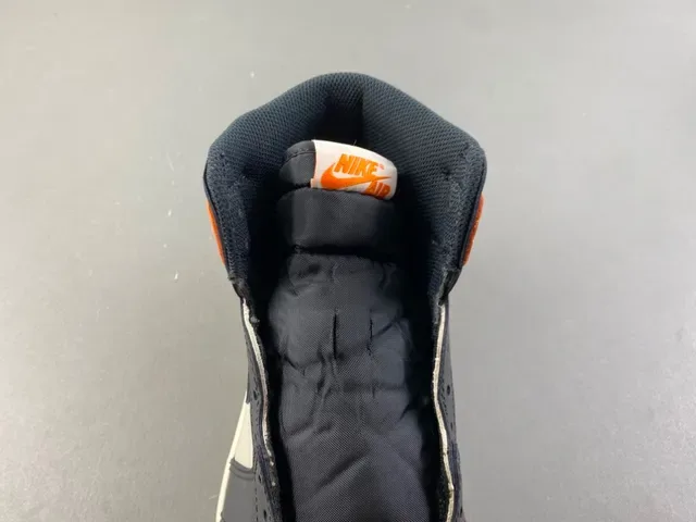 Air Jordan 1 Orange Black Off-White Chaussures de Basketball 6
