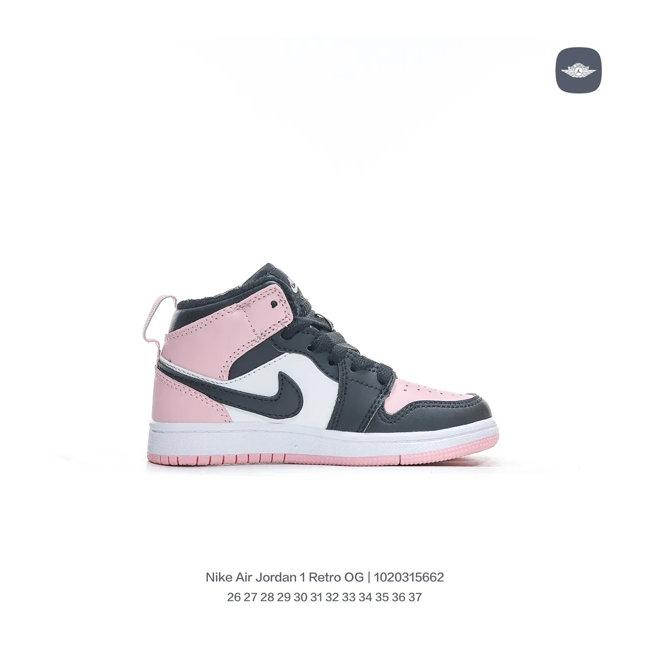 Air Jordan 1 Retro OG Red White Light Blue Black Kids Basketball Shoes 20