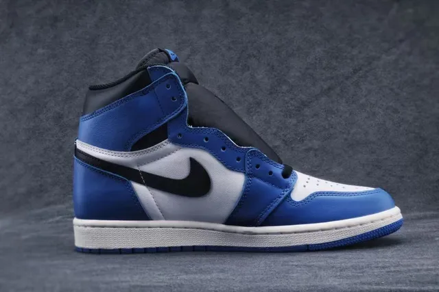 Air Jordan 1 Royal Blue White Black Basketball Shoes 7