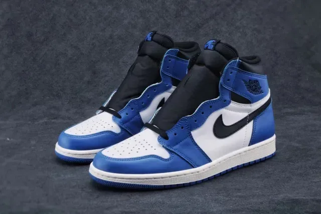 Air Jordan 1 Royal Blue White Black Basketball Shoes 8