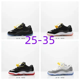 Air Jordan 11 Black Patent Blue Outsole Basketball Shoes