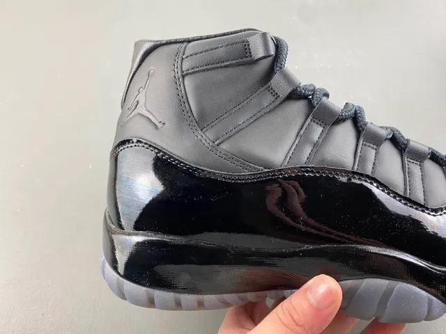 Air Jordan 11 Black Patent Leather Basketball Shoes 3