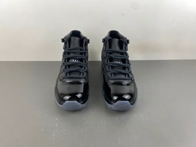 Air Jordan 11 Black Patent Leather Basketball Shoes 12