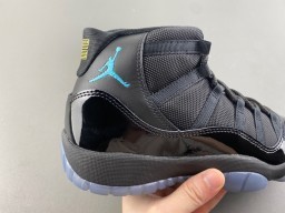 Air Jordan 11 Black Teal Basketball Shoes 3