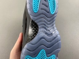 Air Jordan 11 Black Teal Basketball Shoes 10
