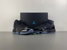 Air Jordan 11 Black Teal Basketball Shoes 14