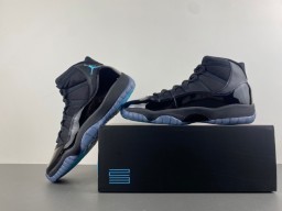 Air Jordan 11 Black Teal Basketball Shoes 15