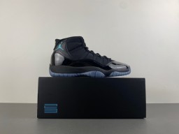 Air Jordan 11 Black Teal Basketball Shoes 16