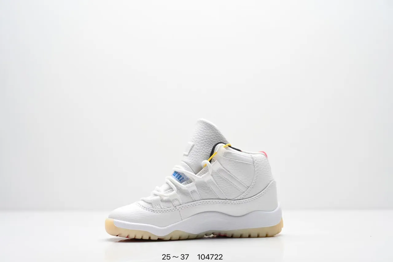 Air Jordan 11 Galaxy Print White Purple Basketball Shoes 24