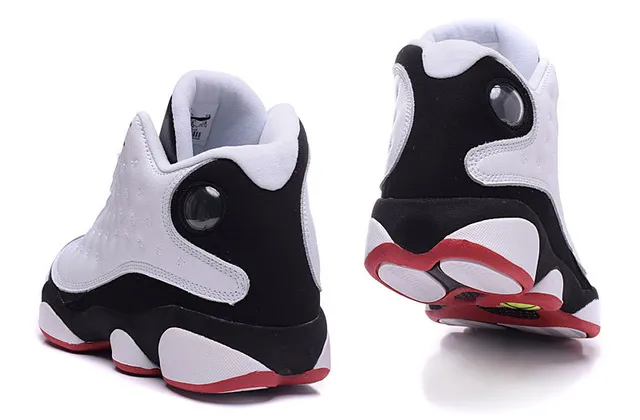 Chaussures de basketball Air Jordan 13 blanc noir rouge 3