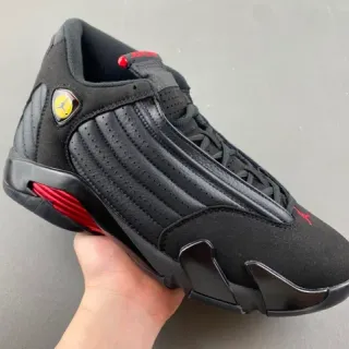 Air Jordan 14 Black Red Basketball Shoes