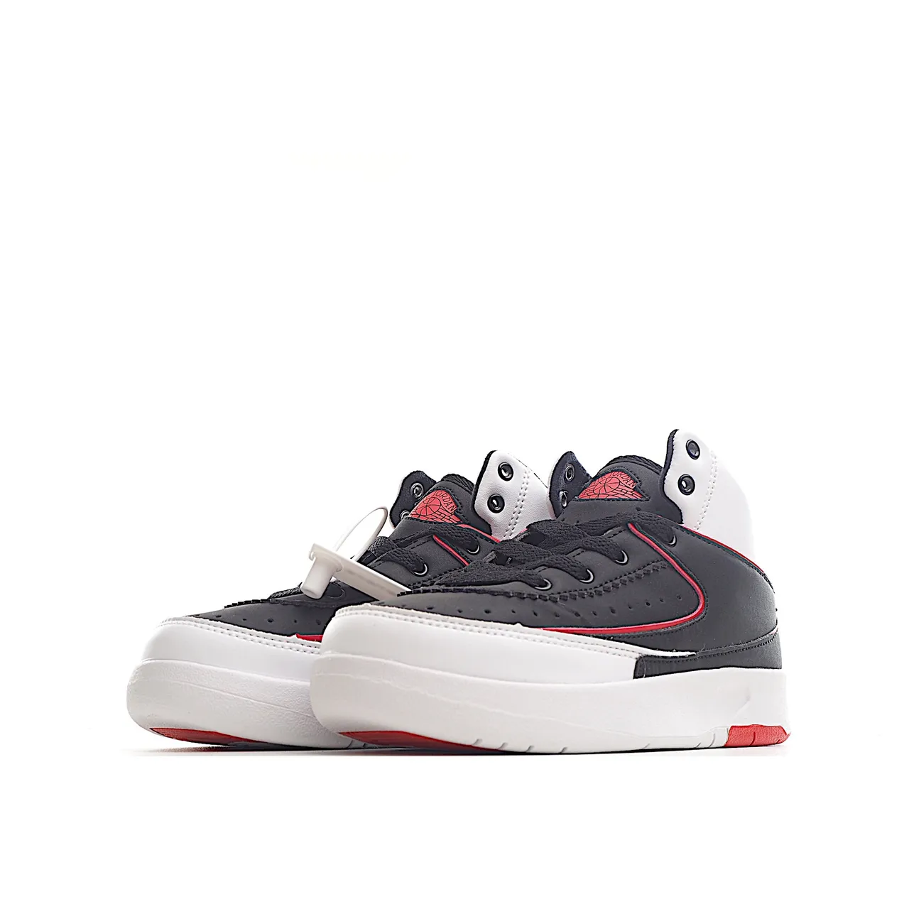 Air Jordan 2 White Navy Red Basketball Shoes 8